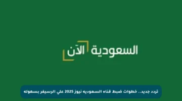 تردد جديد.. خطوات ضبط قناة السعودية نيوز 2025 على الرسيفر بسهولة